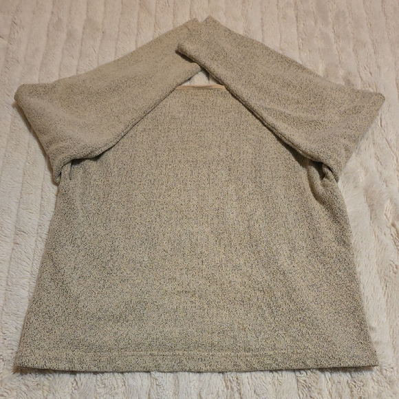 🟤Vintage Taylor Beige V-Neck Sweater with Dragonfly Motif🟤 - Picture 7 of 7